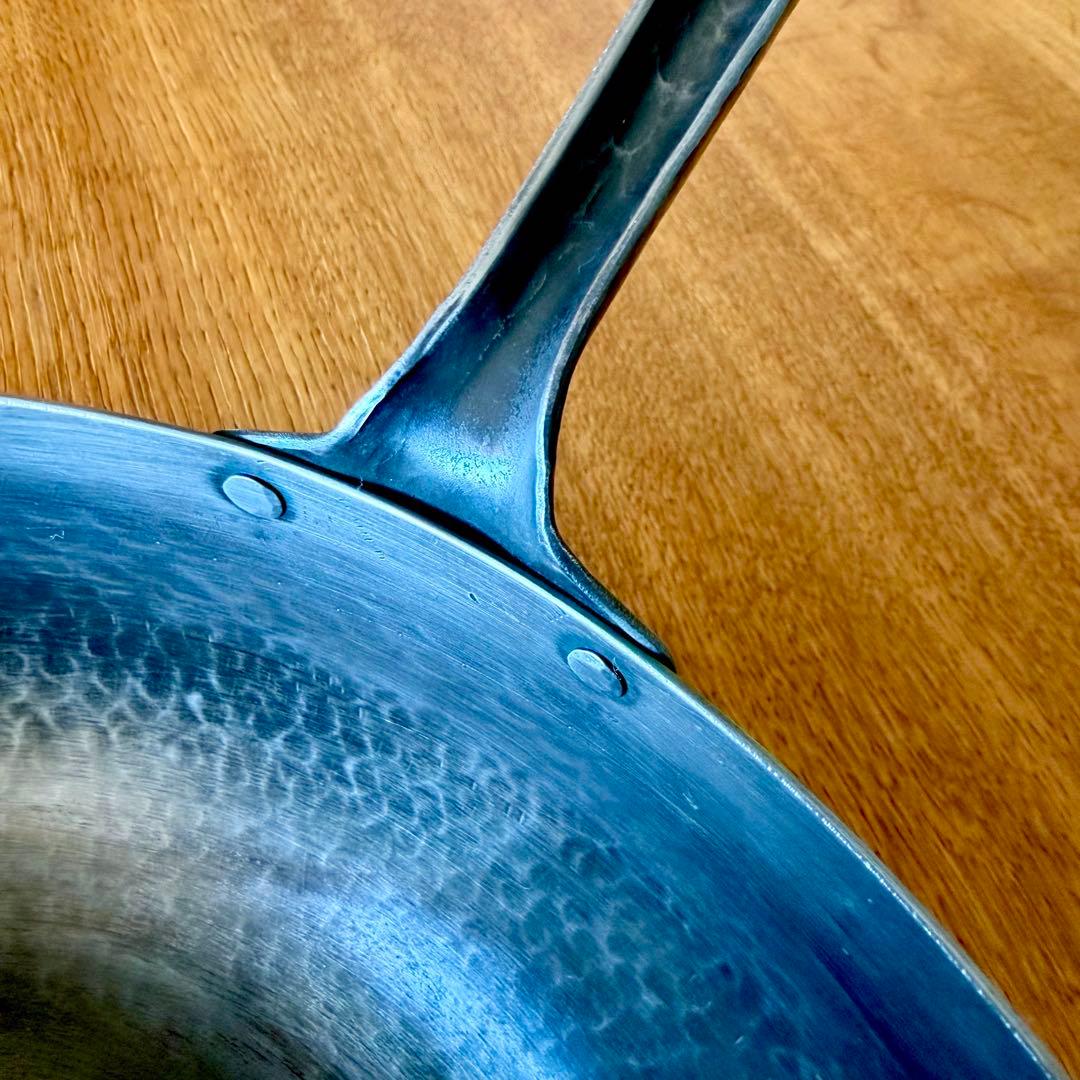 羽生直記さん　フライパン　深型　中華鍋　ウォックパン　打ち出しフライパン