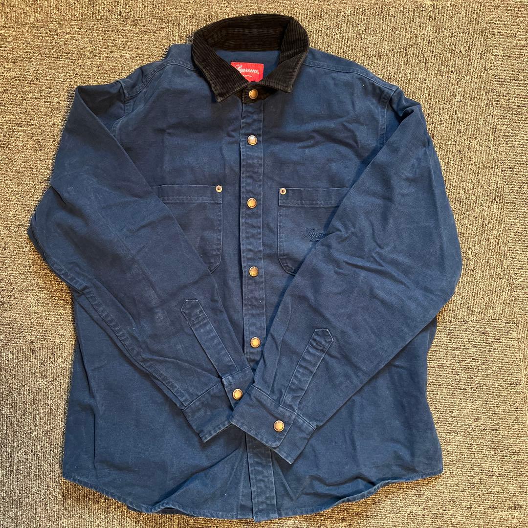 トップス Supreme Canvas Script Shirt M
