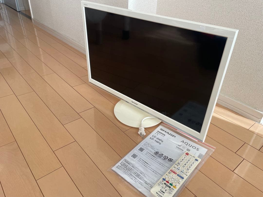 2018年製/SHARP AQUOS /LC-24P5-W/ホワイト