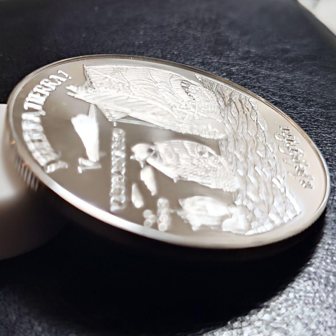 1989年 キューバ銀貨 10ペソ アメリカ大陸発見記念銀貨 SV999 純銀