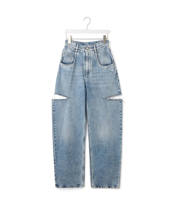 メゾン マルジェラ Margiela デニムジーンズスラッシュディテール 38