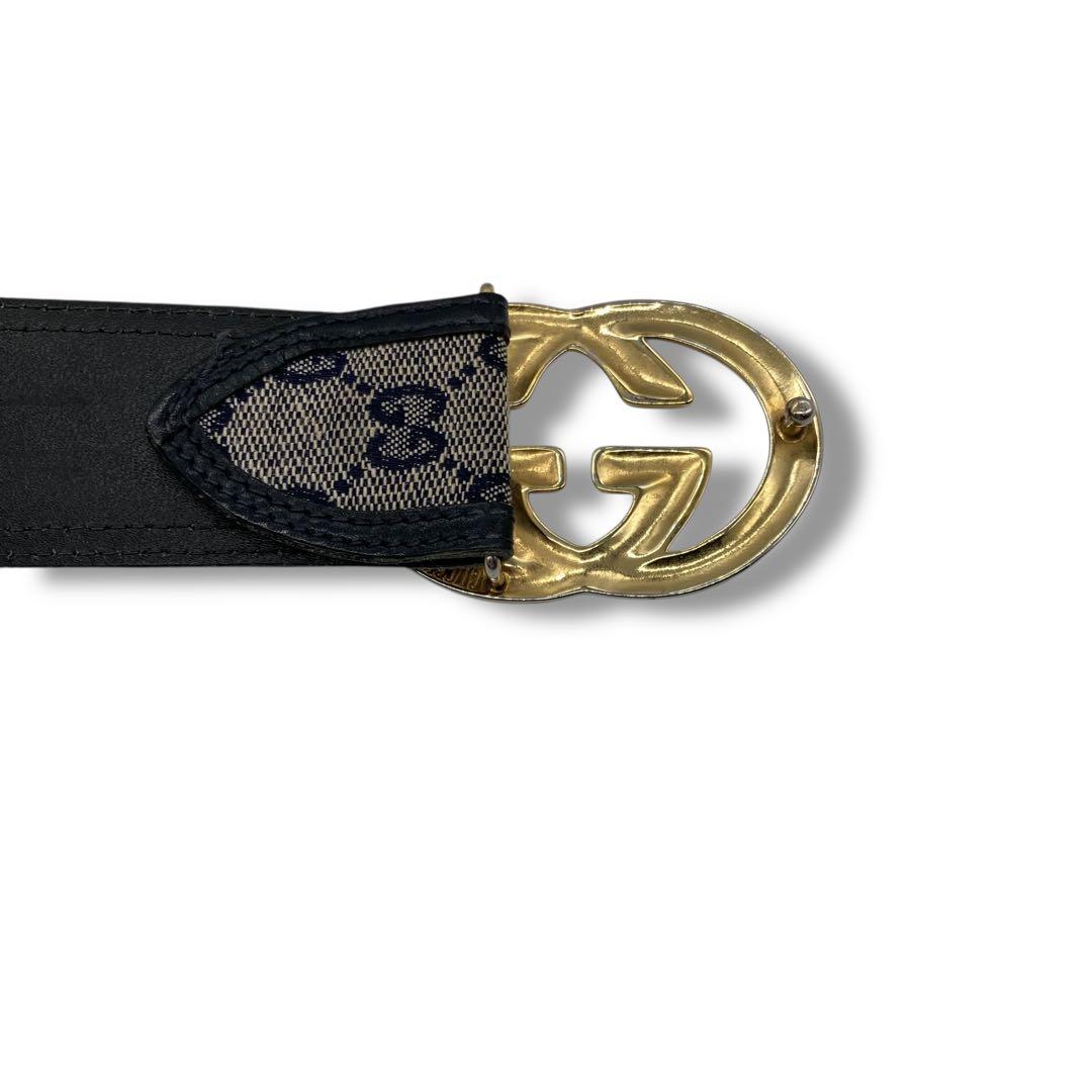 グッチ ベルト マーモント GG レザー 70/28 ブラック