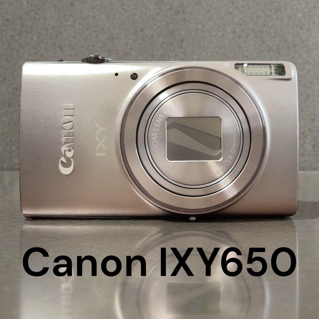 【美品】 Canon IXY650 純正バッテリー 新品充電器 ケース等付き