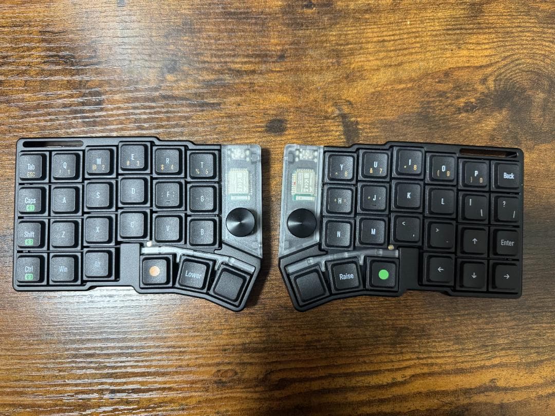 Cornix LP ブラック JezailFunder 分割キーボード