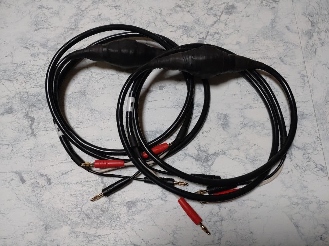 【最新作】420段式カタパルト搭載　スピーカーケーブル 1.8mペア