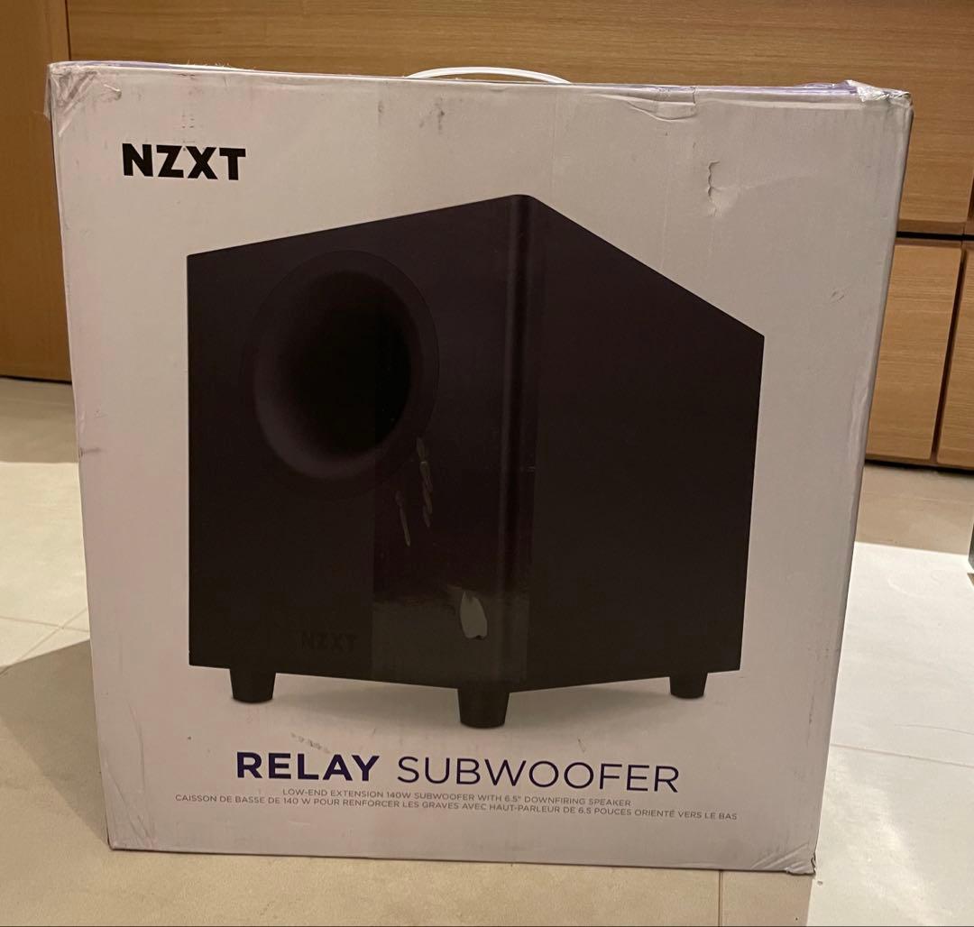 NZXT リレー PC ゲーミングサブウーファー - AP-SUB80-US -