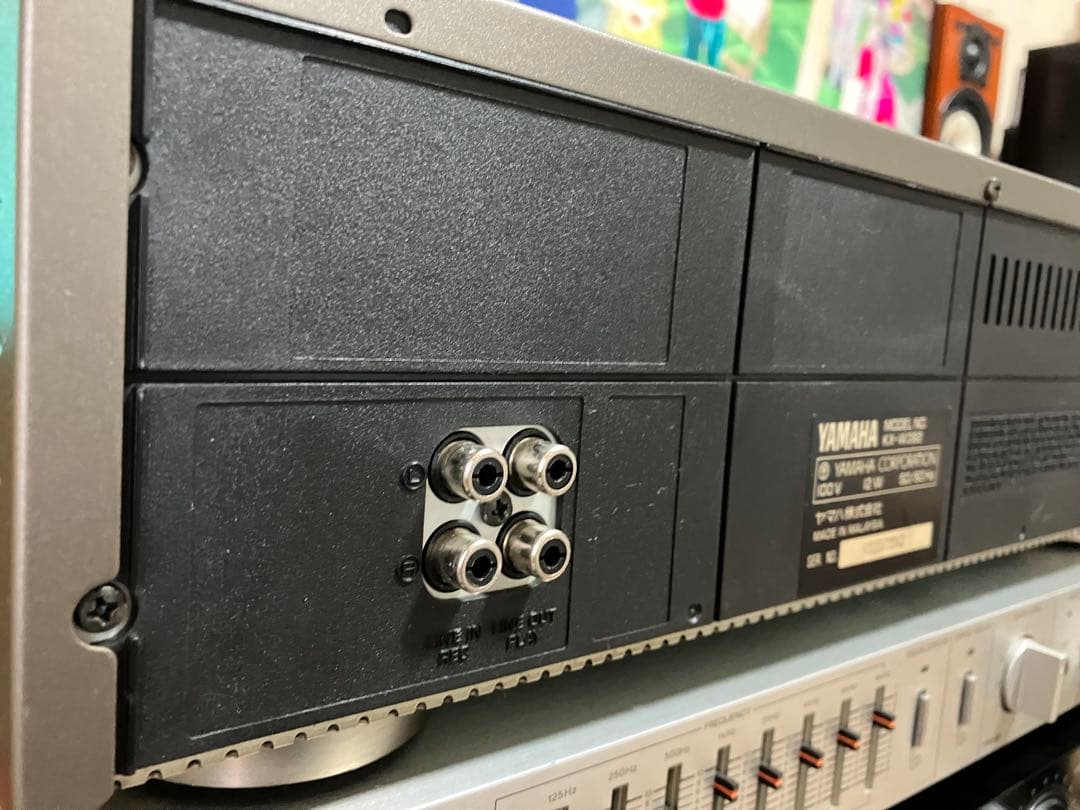 【動作品】Yamaha KX-W392 カセットデッキ／カセットテープ付き