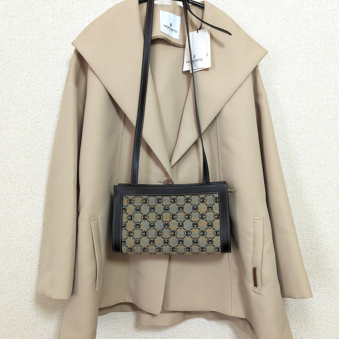 【新品タグ付き】MORABITO BLANC フード付コート 定価¥86,900