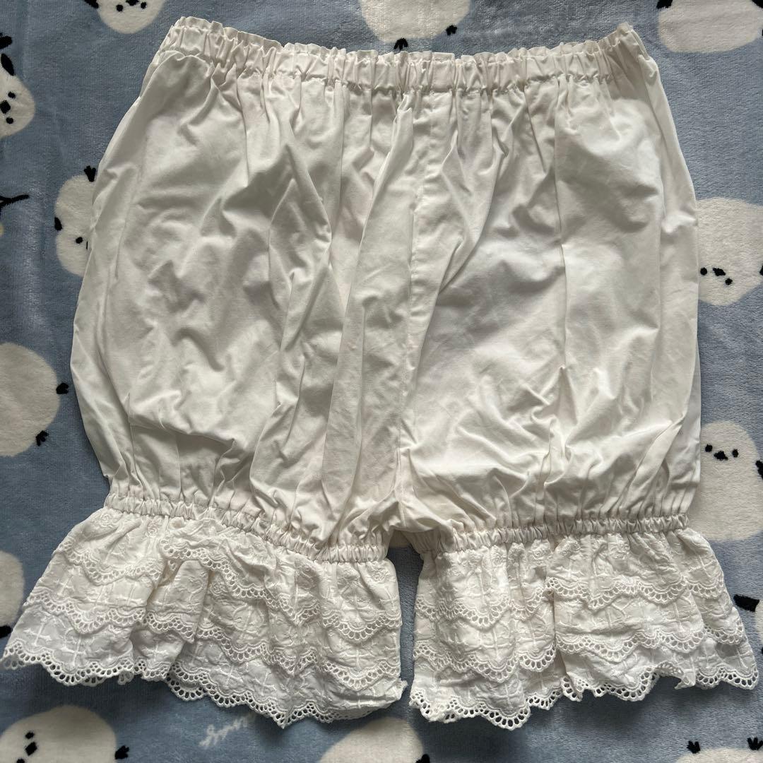 モワメームモワティエ　ドロワーズ　ホワイト