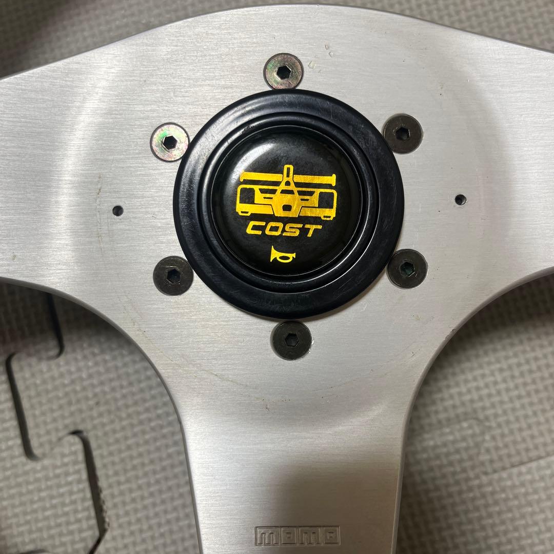 ヒガシMOMO ステアリングホイール 3スポーク 黒