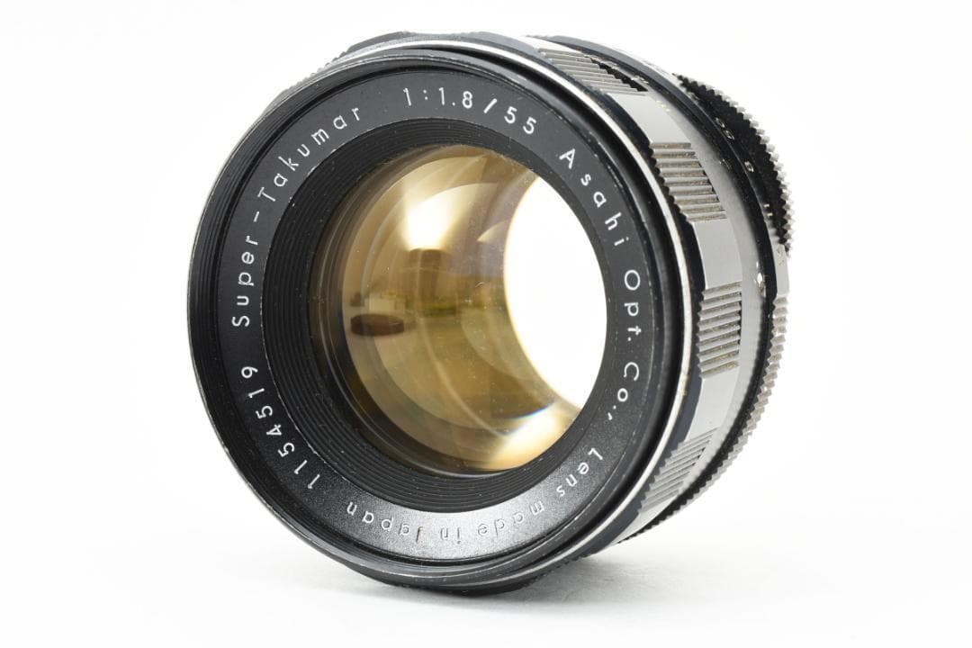 ☆前期型☆ Super Takumar 55mm F1.8 フード付 F0111