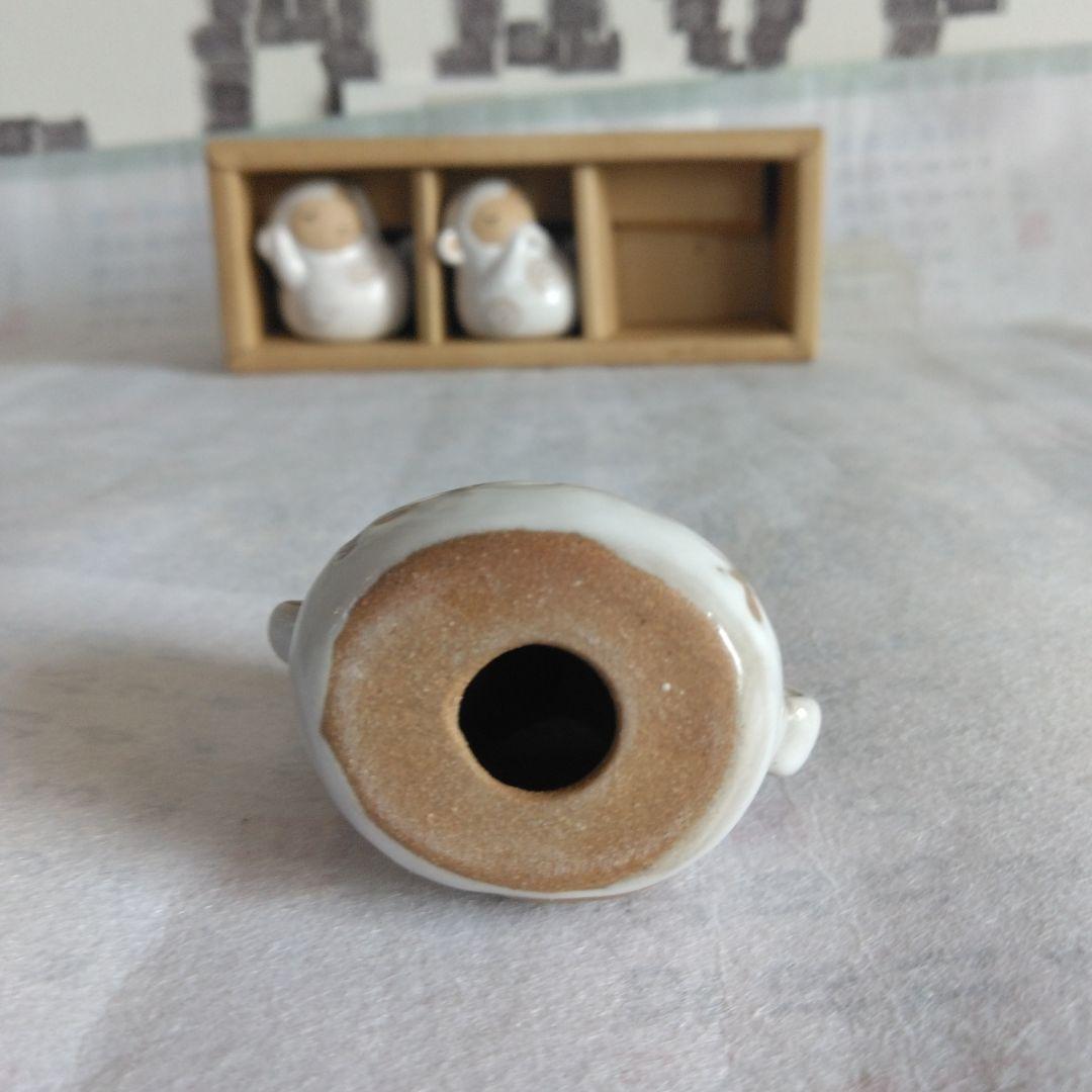 ナガヤ　三猿　見ざる聞かざる言わざる　箸置き