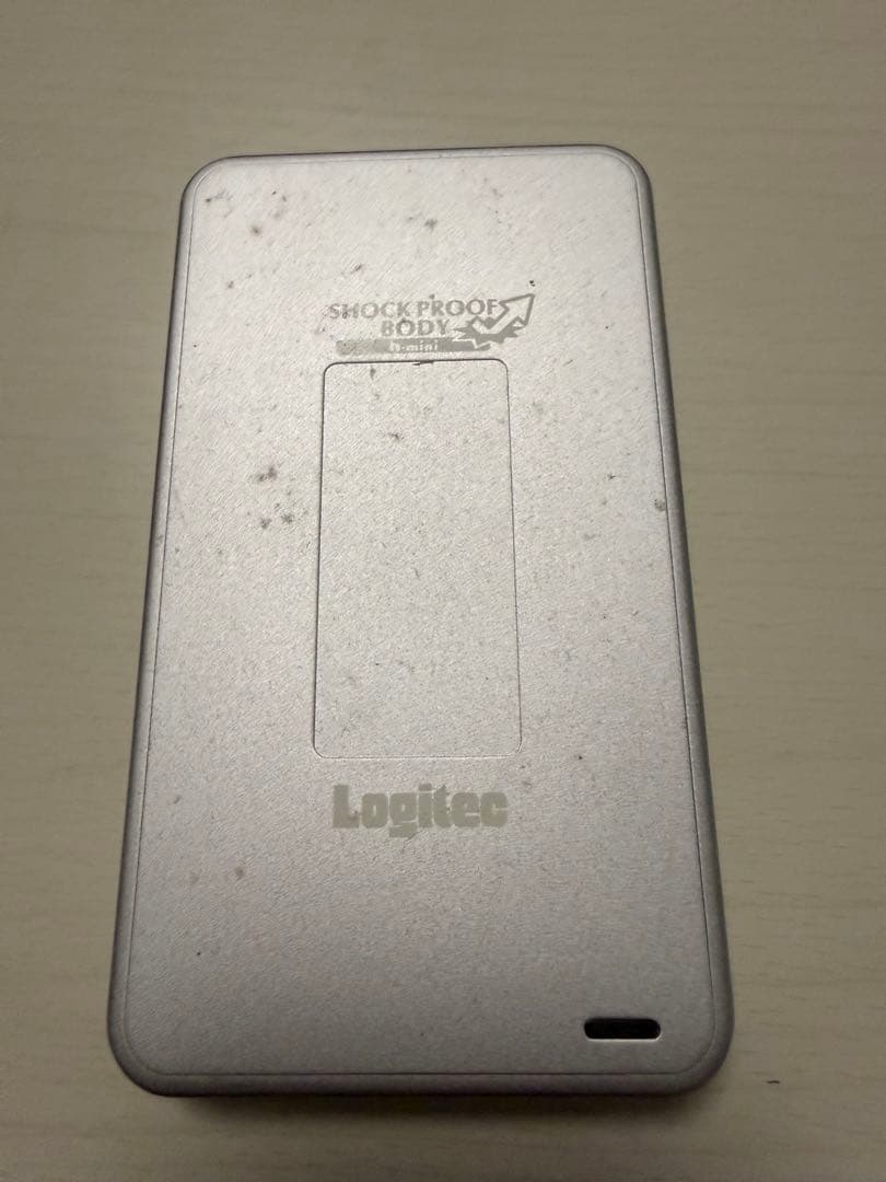 耐衝撃ボディポータブルUSB2.0外付けHD80GB