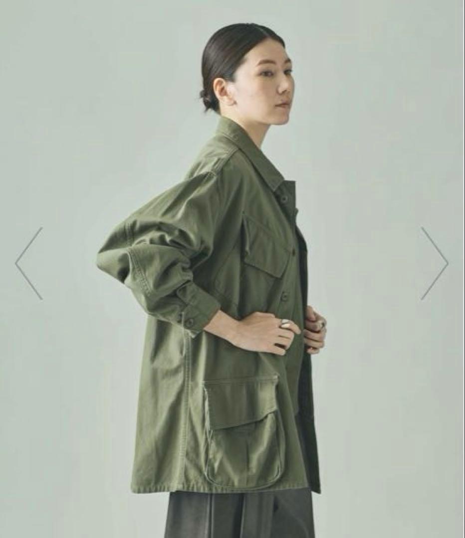 美品　Curensology 〈＆RC〉ファティーグジャケット　カーキ