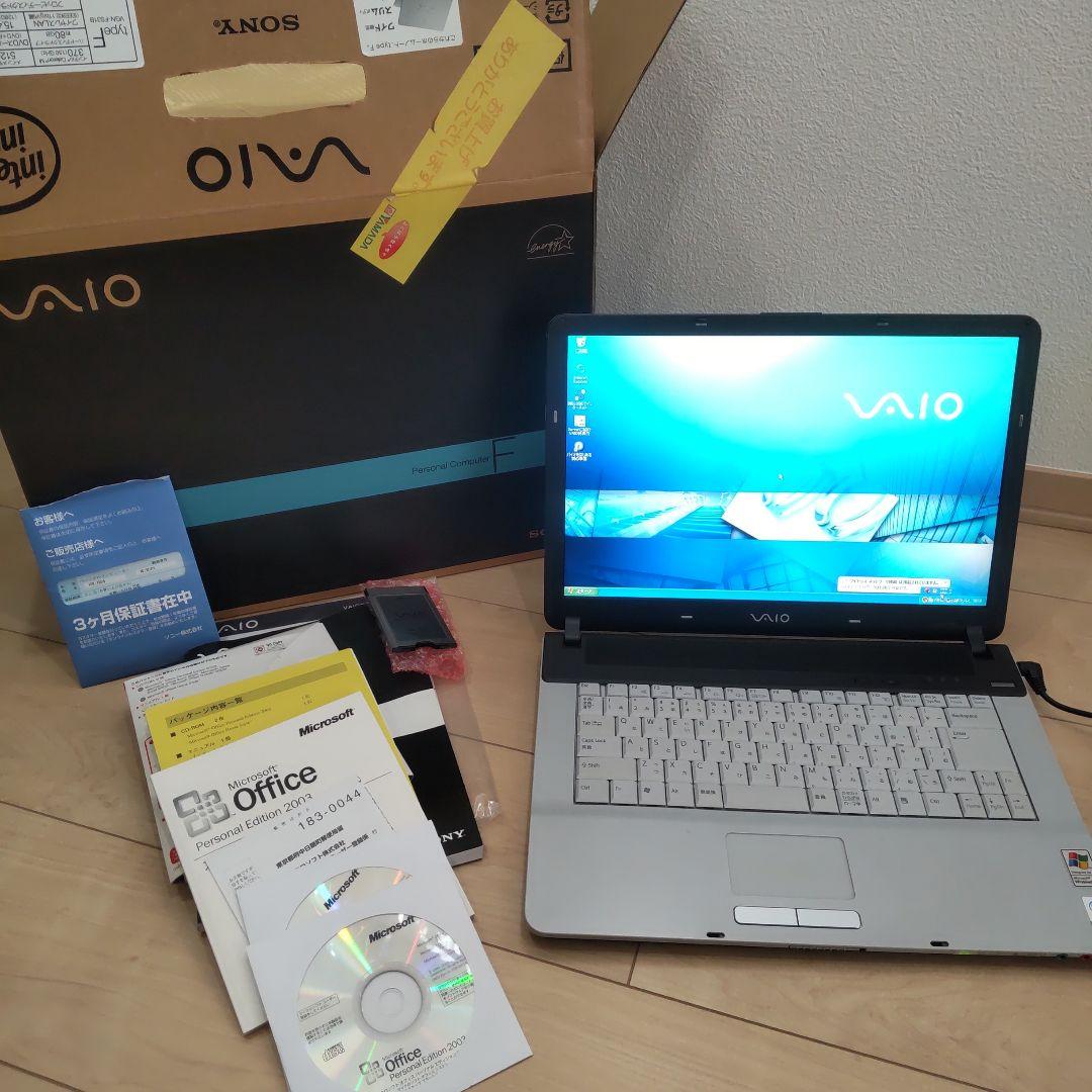 【使用数ヶ月の美品】SONY VAIOノート VGN-FS31B