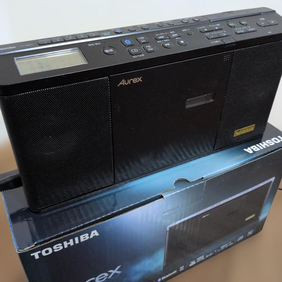 語学学習に最適 Aurex TY-ANX2 SD/USB/CDラジオ