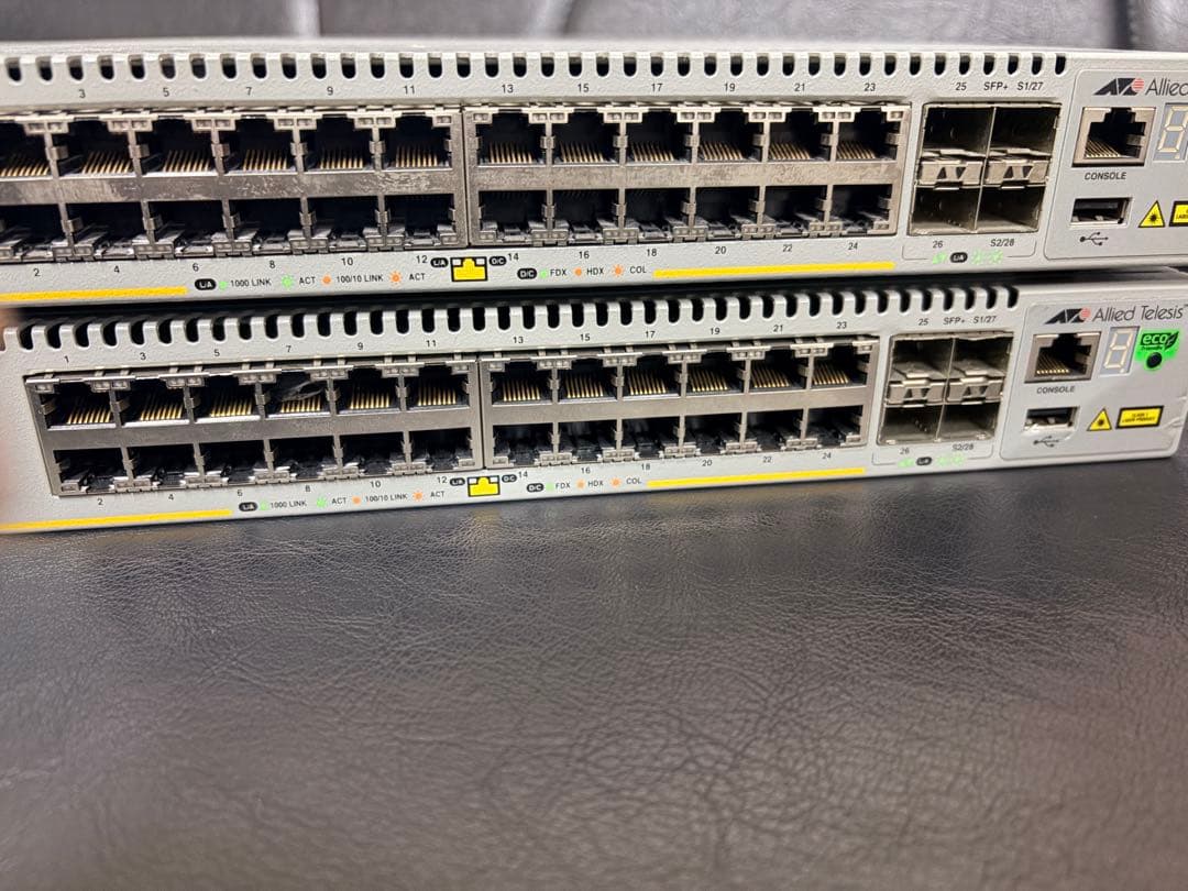 アライドテレシス CenterCOM AT-x510L-28GT 2台