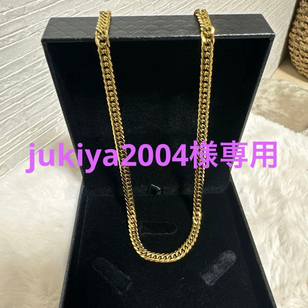 ゴールド チェーンネックレス 喜平ネックレス6面ダブル