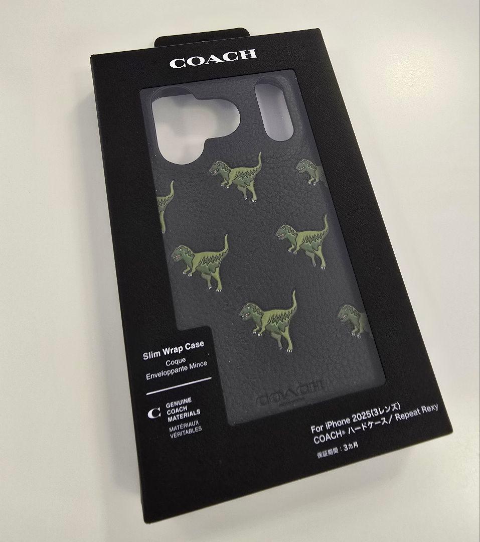 iPhone17Pro COACH（R）ハードケース／Repeat Rexy