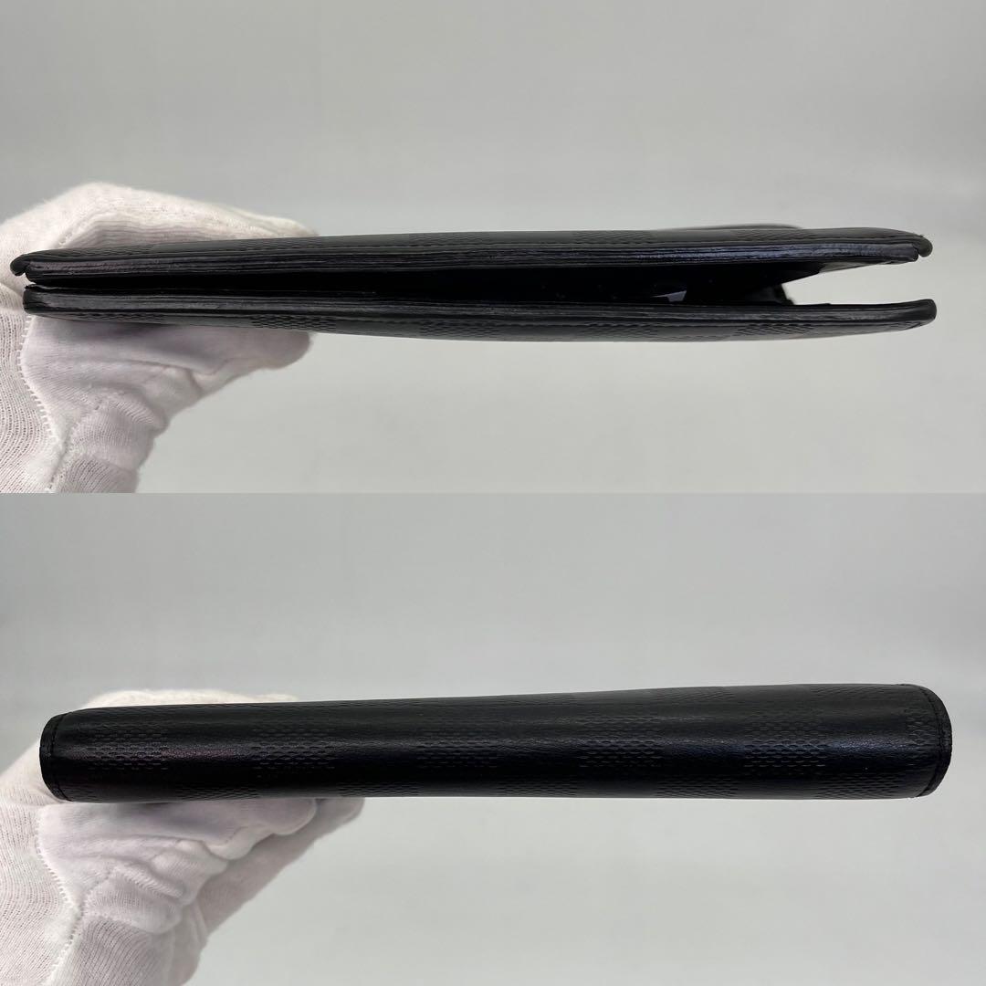 ルイヴィトン 長財布 フラップ ダミエ アンフィニ ブラザ N63010