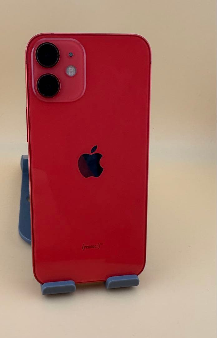 ジャンク品　iPhone 12Miniレッド　バッテリー100%