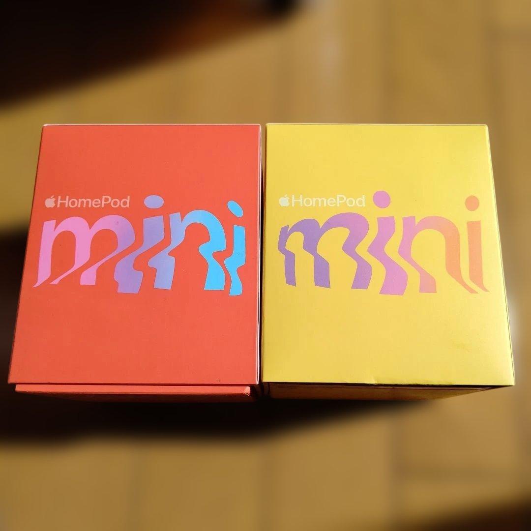 Apple Pod mini オレンジ×イエロー 2個セット