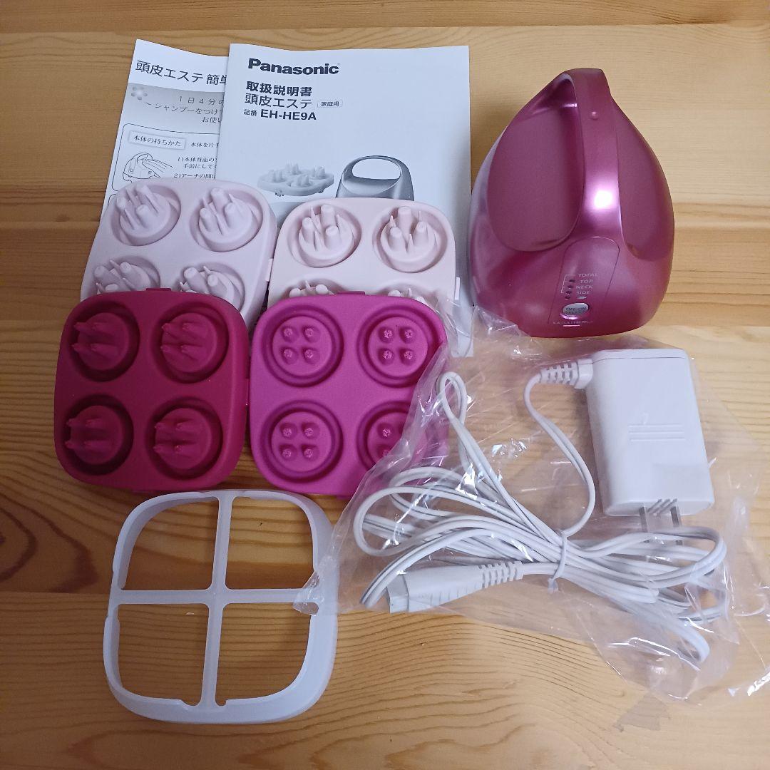 Panasonic/ 頭皮エステ/ヘッドマッサージ機/アタッチメント４個/取説付