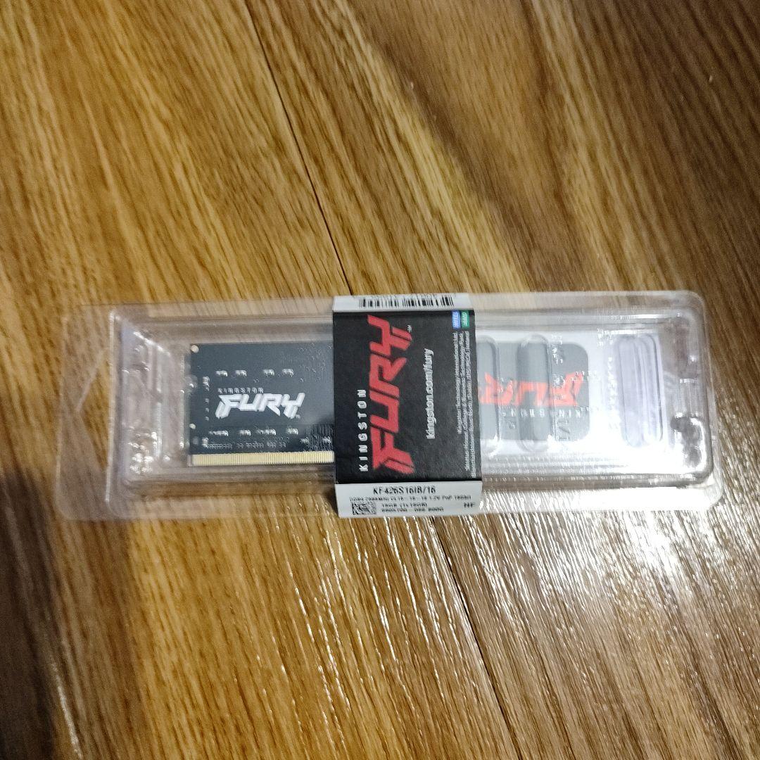 Kingston FURY ノートPC用メモリ DDR4 16GB