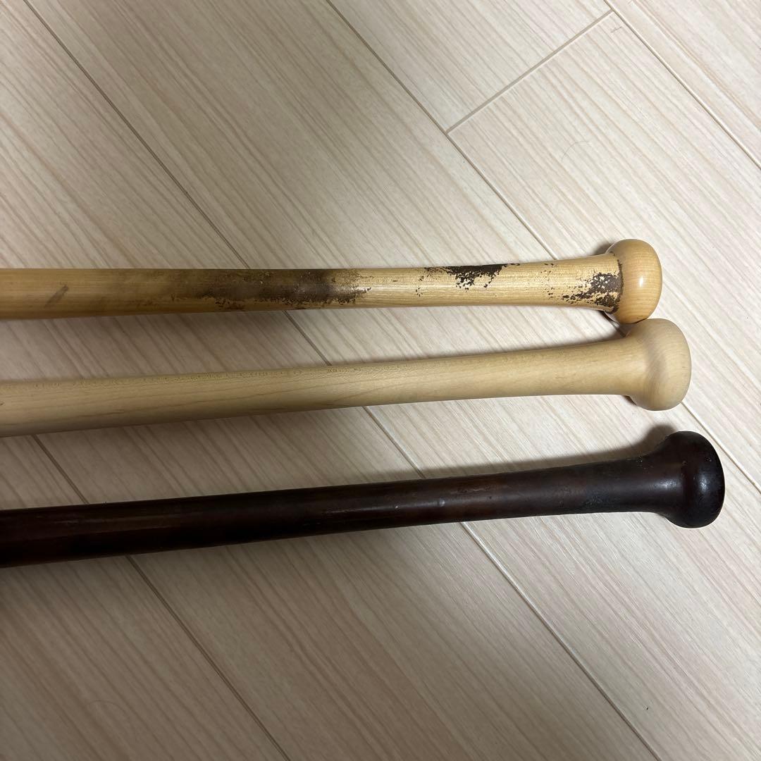 Mizuno BFJシリーズ 木製バット 2本 ヤナセオーダーバット1本セット