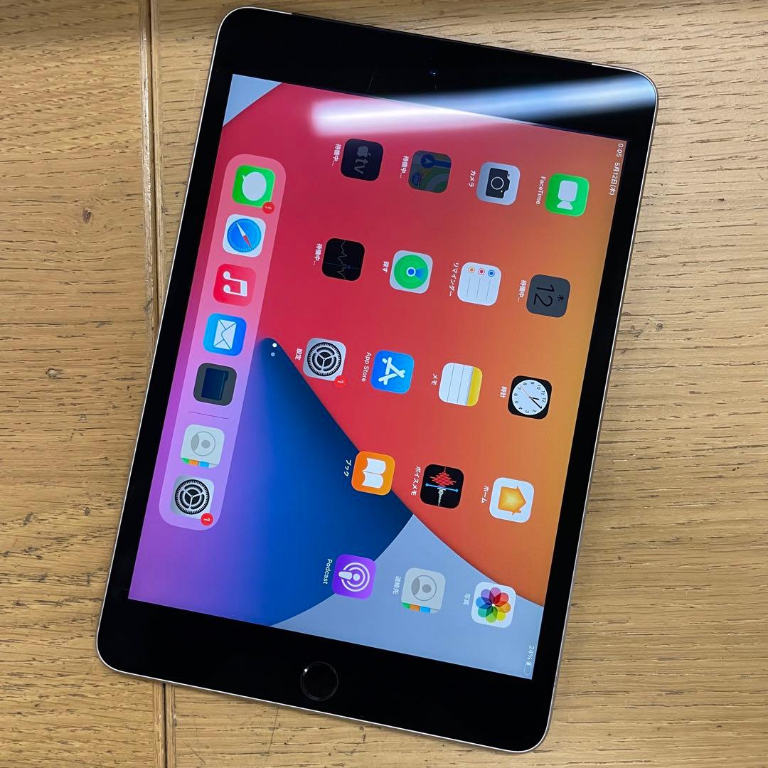 動作品 iPad mini4 64GB SIMフリー MK722J/A