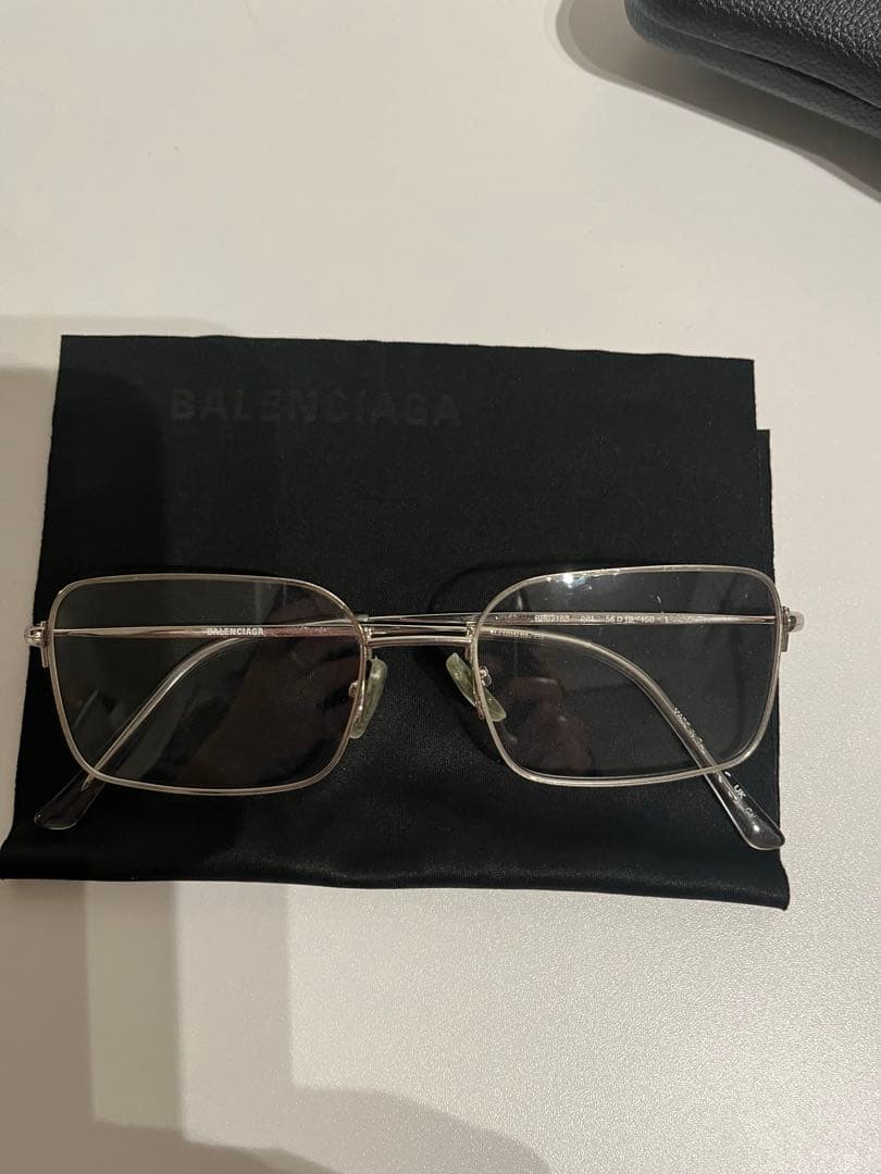 balenciaga invisible rectantangle サングラス
