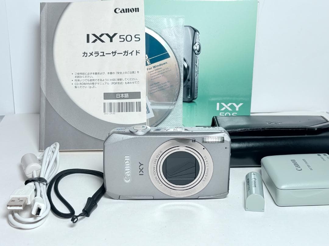 元箱・ケース付き キヤノン IXY 50S シルバー