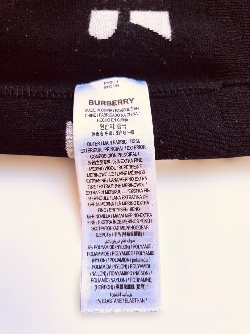 BURBERRY ホースフェリー クルーネックニット XS