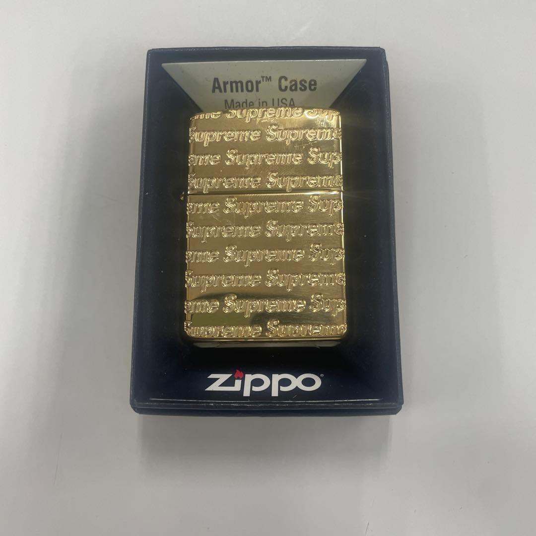 Zippo Armor Case ゴールド Supreme