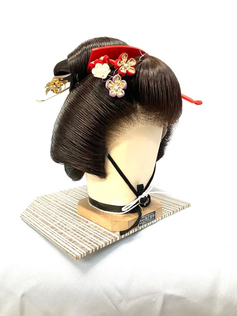 辰巳7号サイズ、つぶし島田、中古舞踊かつら、日本髪かつら、大衆演劇かつら