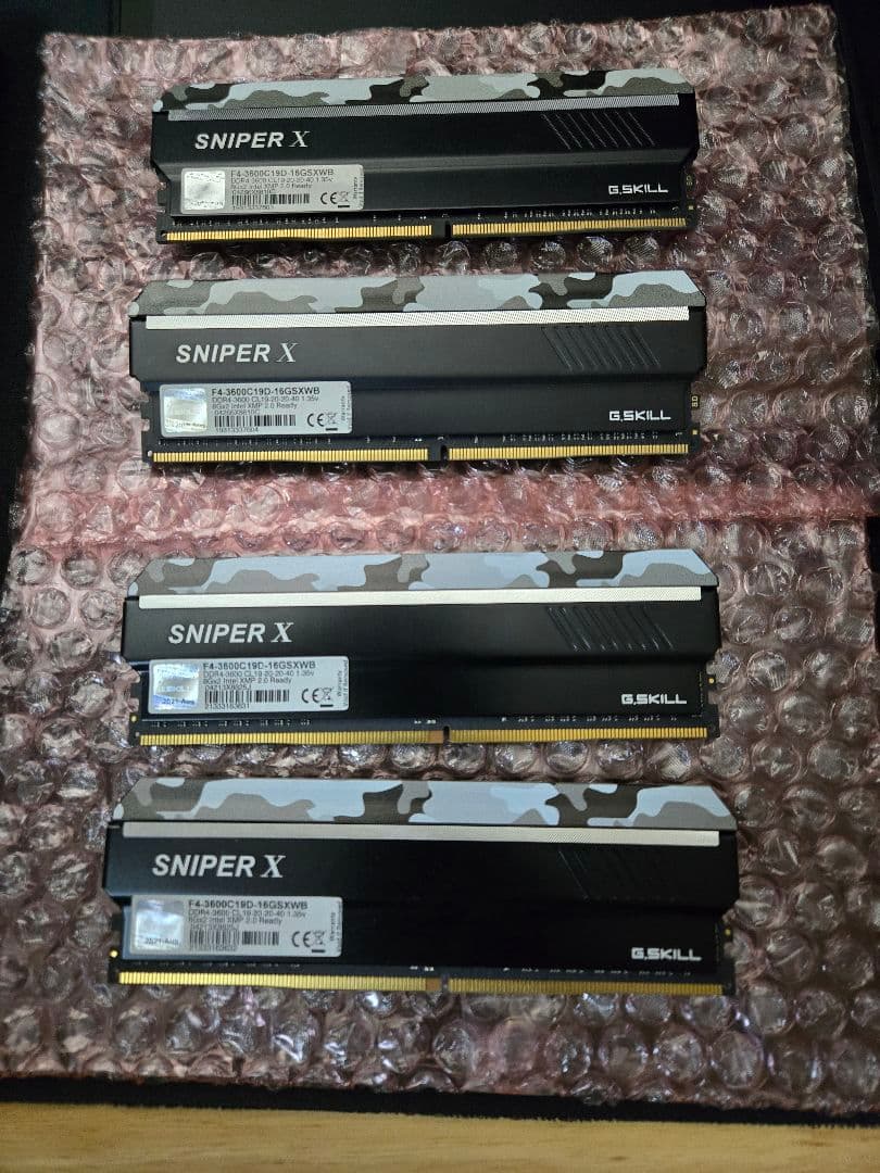 G.skill メモリ 32GB 3600Mhz DDR4 （8GBx4