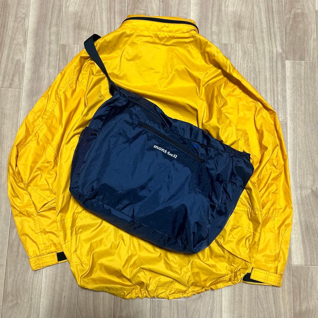 old mont-bell モンベル　ネイビーメッセンジャーバッグ　古着　y2k