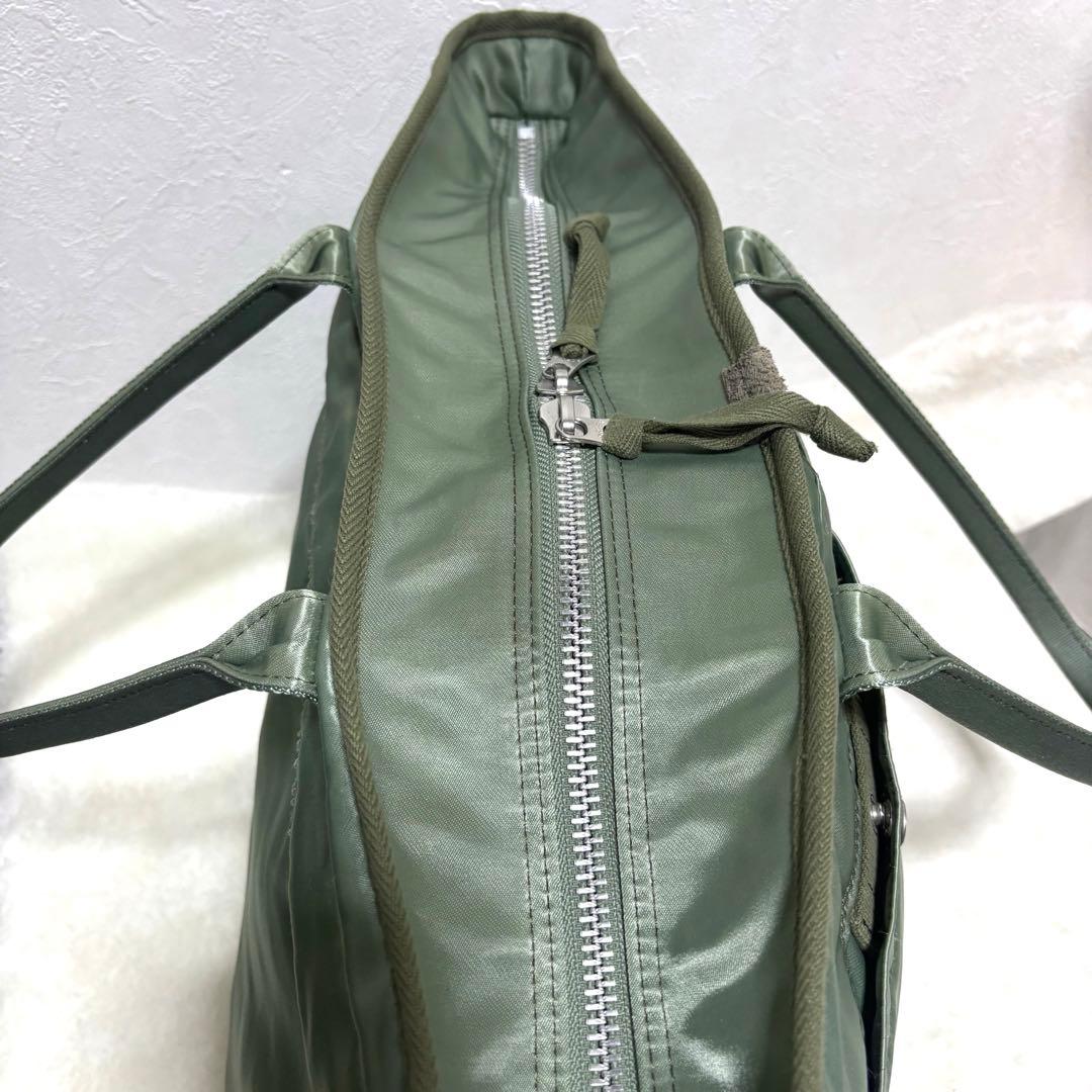 PORTER FADE ポーター 大容量収納 セージグリーン スエード