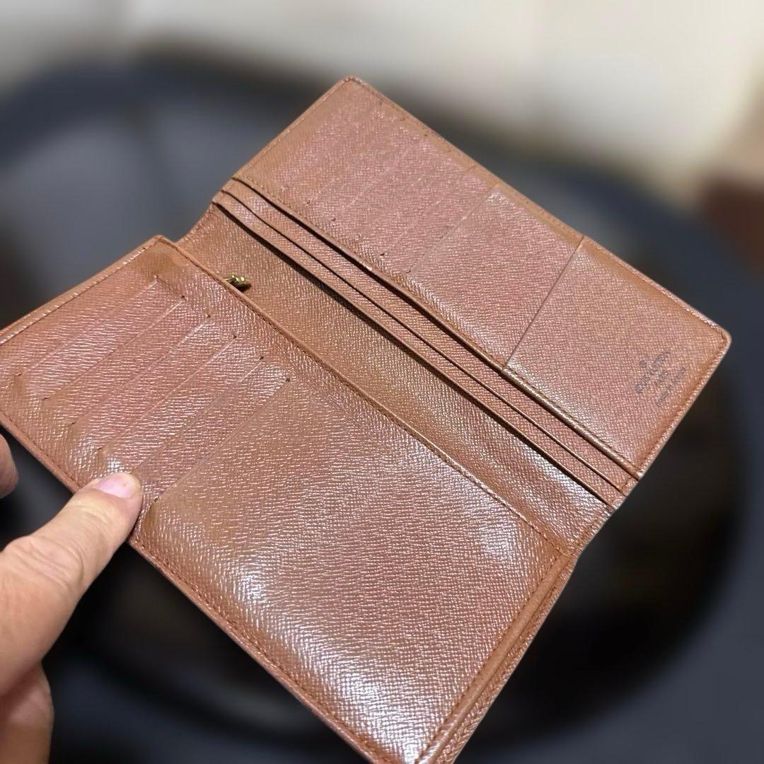 11☆美品☆モノグラム♪ポルトフォイユ ブラザ 二つ折り長財布