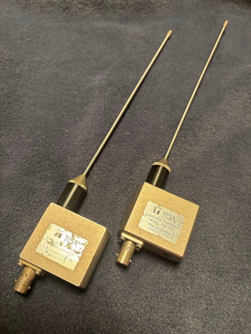 TOA YW-520 2台 800MHz帯5/8λ型アンテナ