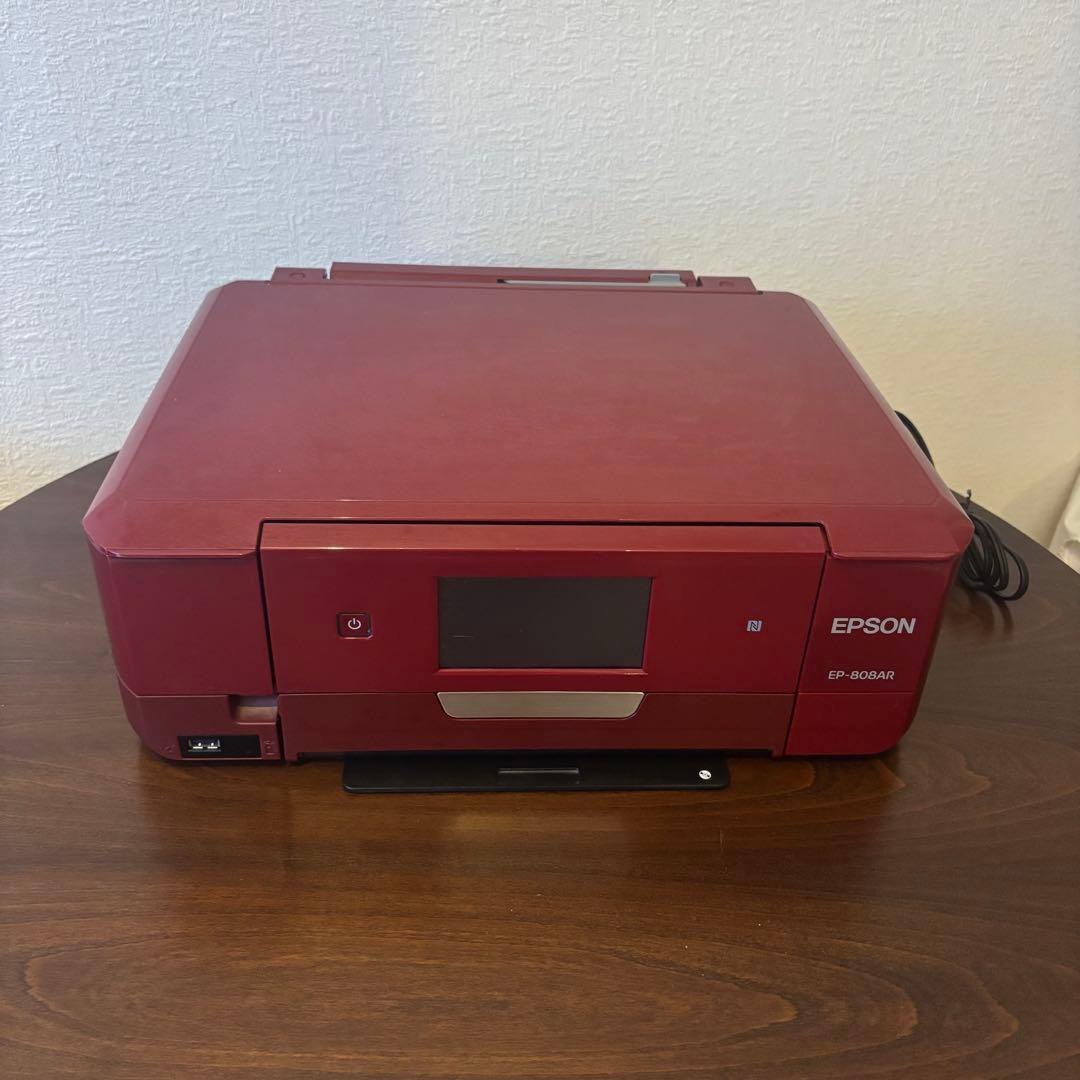 【美品】EPSON EP-808AR レッド プリンター