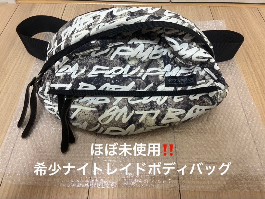 ほぼ未使用 希少 ナイトレイド nitraid ボディバッグ ニトロ nitro