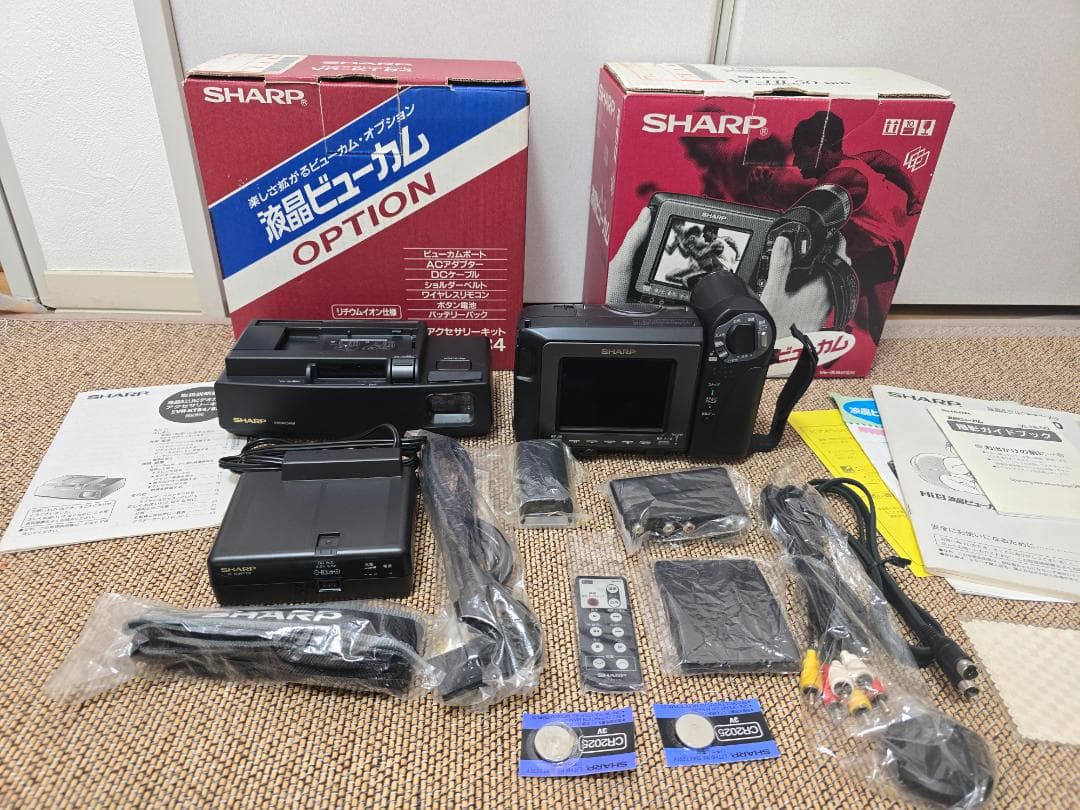 ニ*ん様 Hi8 録画／再生OK SHARP 液晶ビューカム VL-HL50＋ア