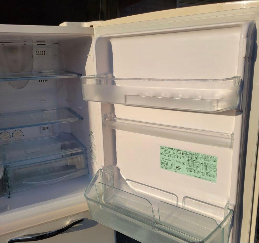 1/14発送　人気レトロデザイン 日立 3ドア 冷凍冷蔵庫 265L