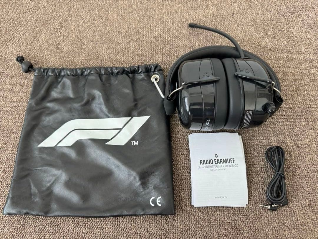 F1 ヘッドセット ブラック モード切替機能付き