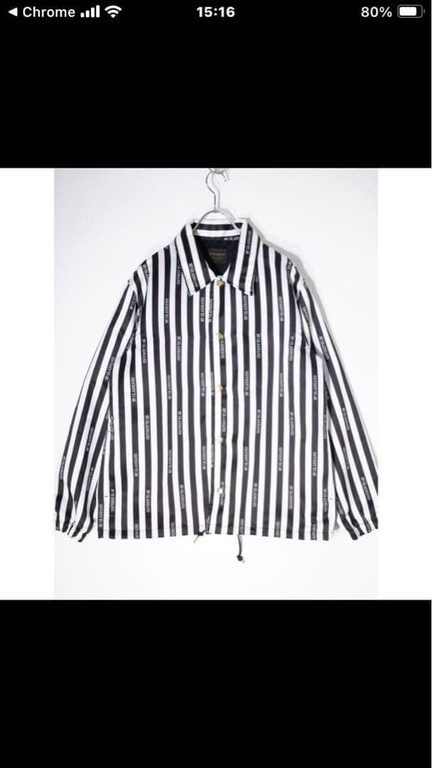 GLAD HAND GRACE STRIPE-COACH JACKET【L】