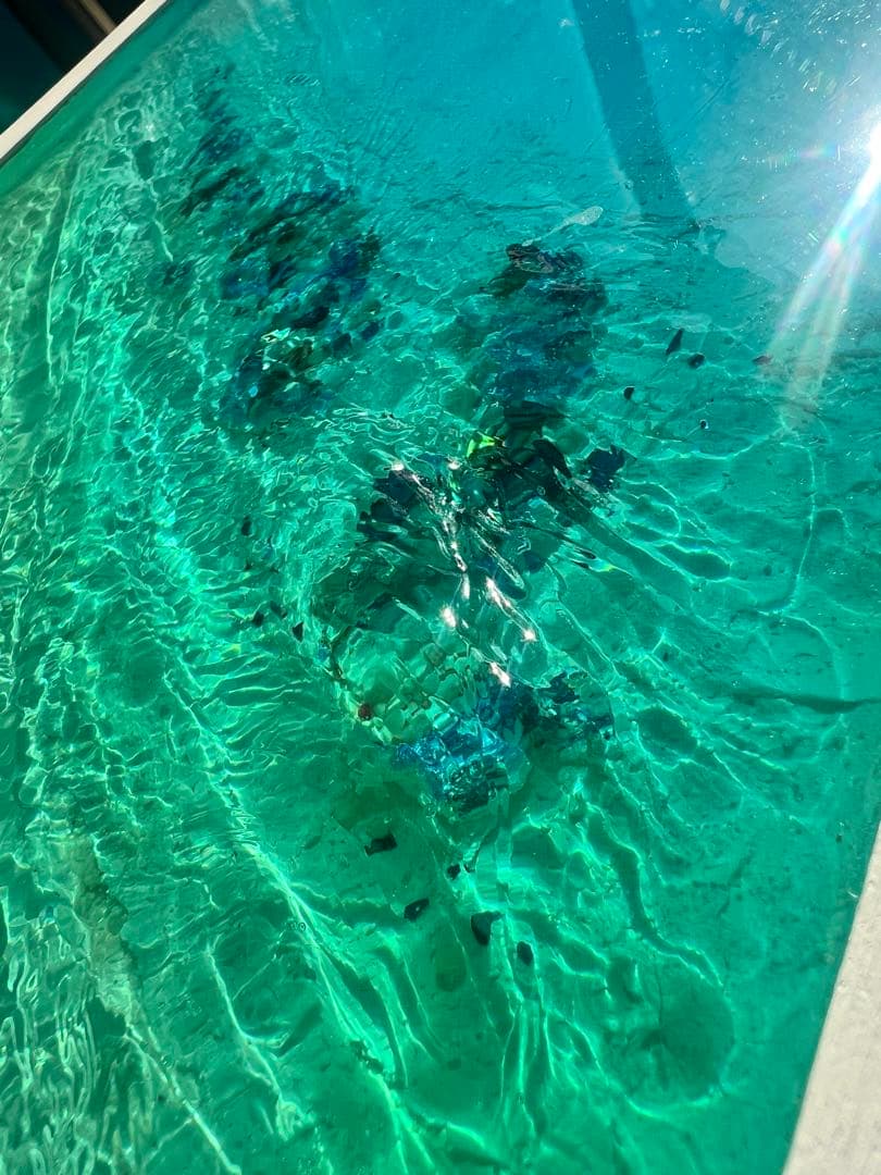 【レジンアート】波紋アート／B4パネル／壁掛け可能