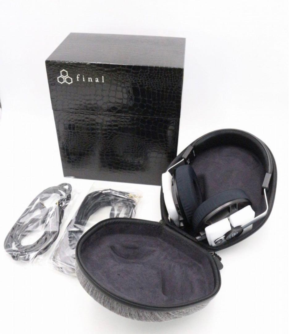 final 高級 ヘッドホン D8000 BLACK 平面磁界型　元箱 ケース付