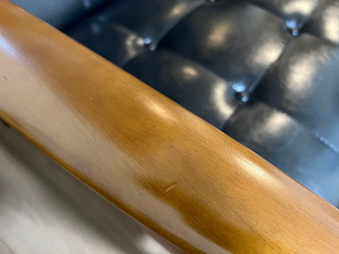 カリモク60　Kチェアー　2シーター　スタンダードブラック