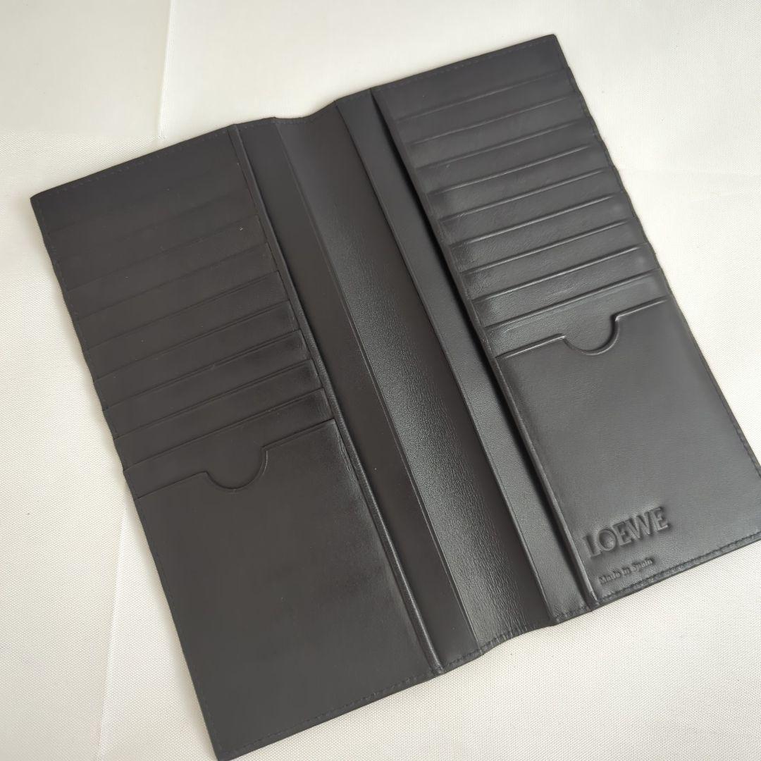 【美品】LOEWE ロエベ 折り 長財布 札入れ アナグラム ロゴ